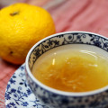 ほっこり温まる♪癒しの「ゆず茶」　無農薬栽培のゆずで、手作りしました＾＾　風邪予防、美肌効果も☆